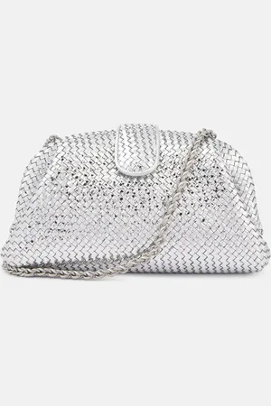 Bottega Veneta Clutch Lauren 1980 Medium aus Leder