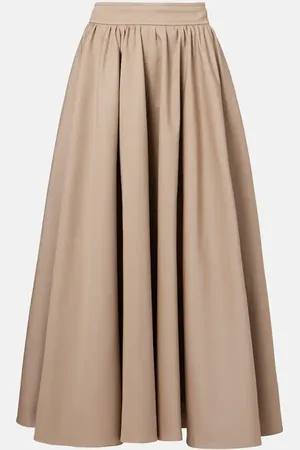 Patou Midirock aus Baumwoll-Gabardine