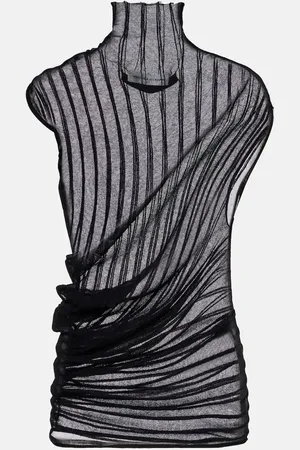Victoria Beckham Top aus einem Baumwollgemisch