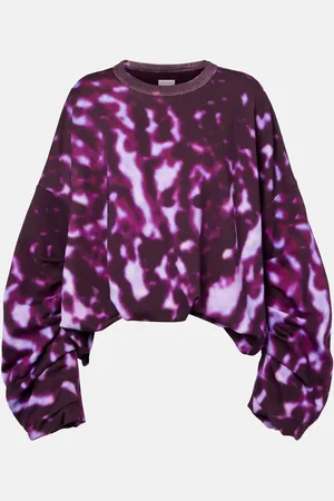 DRIES VAN NOTEN Bedrucktes Sweatshirt aus Baumwolle
