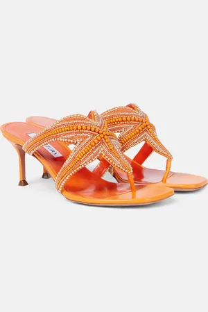 Aquazzura Sandalen Reef Star 65 aus Leder