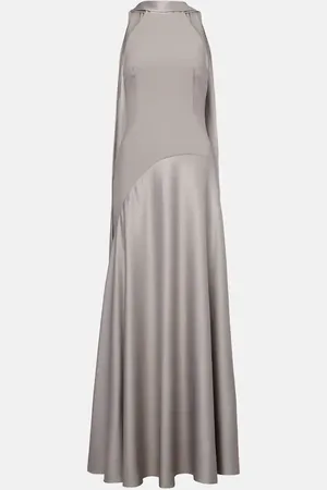 Solace Robe Cece aus Satin und Crêpe