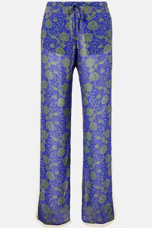 DRIES VAN NOTEN Gerade Hose aus Jacquard