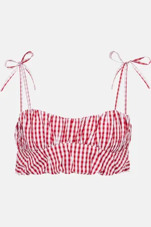 FAITHFULL THE BRAND Cropped-Top Mira aus Baumwollpopeline