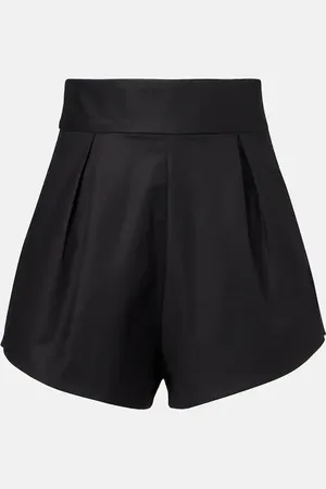 Adriana Degreas High-Rise Shorts aus einem Baumwollgemisch