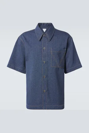 Bottega Veneta Hemd aus Wolle und Baumwolle