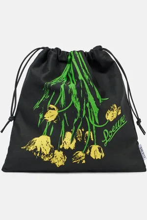 Loewe Paula’s Ibiza Clutch Tulips aus Canvas