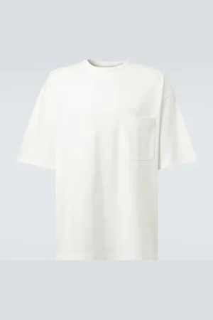 LEMAIRE T-Shirt Boxy aus Baumwolle und Leinen
