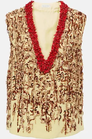 DRIES VAN NOTEN Verziertes Top
