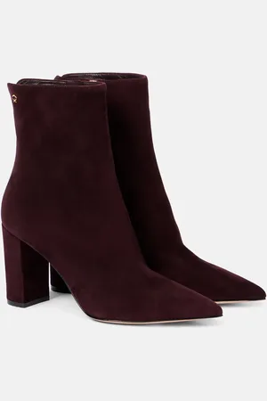 Gianvito Rossi Ankle Boots Lyell aus Veloursleder