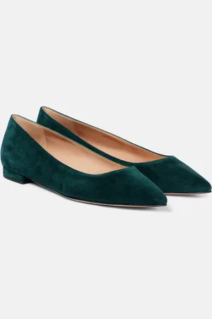 Gianvito Rossi Ballerinas Gianvito aus Veloursleder