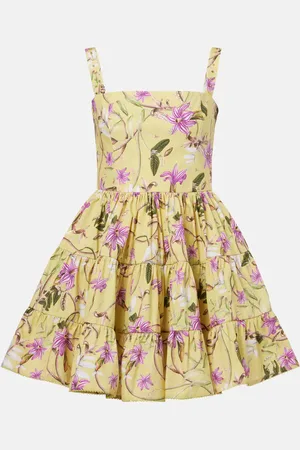 Agua by Agua Bendita Bedrucktes Minikleid Lima aus Baumwolle