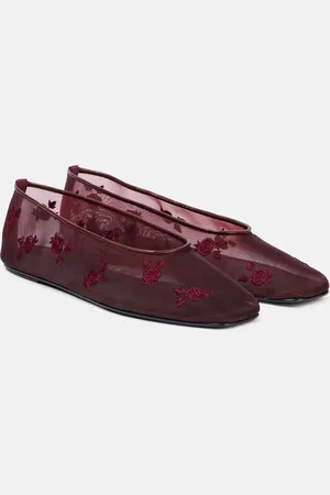 MAGDA BUTRYM Bestickte Ballerinas aus Mesh