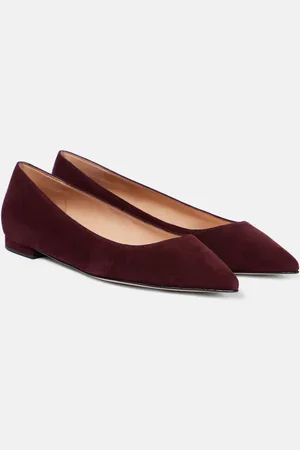 Gianvito Rossi Ballerinas Gianvito aus Veloursleder