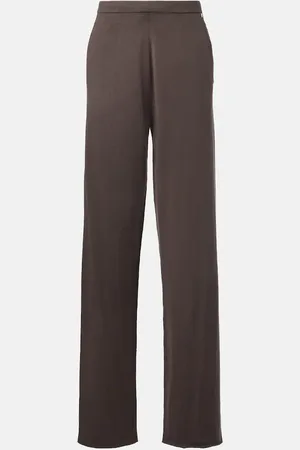 EXTREME CASHMERE Weite Hose N°353 Relax aus Baumwolle und Kaschmir