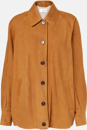 The Row Jacke Sedor aus Veloursleder
