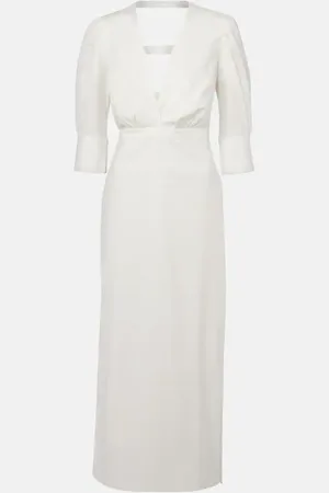 Adriana Degreas Maxikleid aus Baumwolle