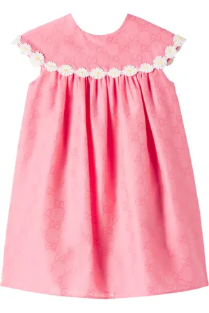 Gucci Baby Kleid GG aus Baumwoll-Jacquard