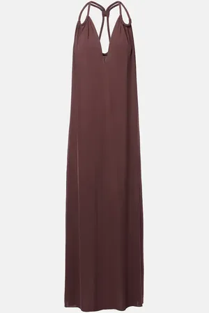 Adriana Degreas Maxikleid aus Satin