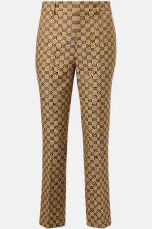 Gucci Gerade Hose aus einem Baumwollgemisch