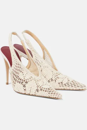 MAGDA BUTRYM Slingback-Pumps 105 aus Häkelstrick
