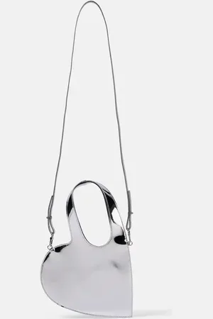 COPERNI Tasche Baby Heart aus Metallic-Leder
