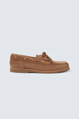 Brunello Cucinelli Segelschuhe aus Veloursleder