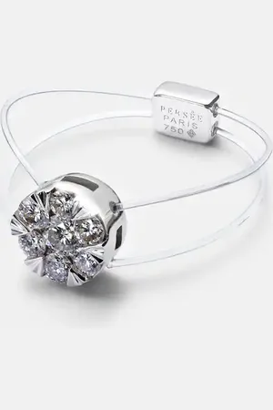 PERSÉE Persée Ring Floating aus 18kt Weißgold mit Diamant