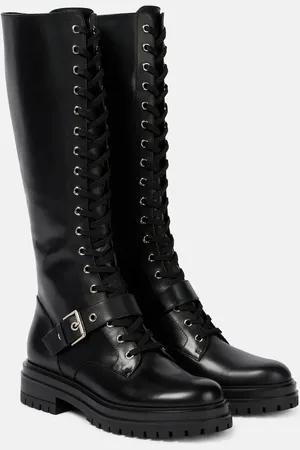 Gianvito Rossi Schnürstiefel aus Leder