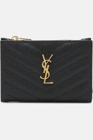Saint Laurent Portemonnaie Monogram aus Leder