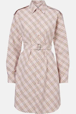 Burberry Hemdblusenkleid Check aus Baumwolle