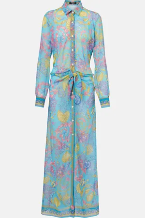 VERSACE Bedrucktes Hemdblusenkleid