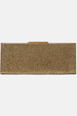 Saint Laurent Clutch Midnight Small mit Kristallen