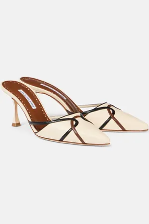 Manolo Blahnik Mules Ragheb 70 aus Leder