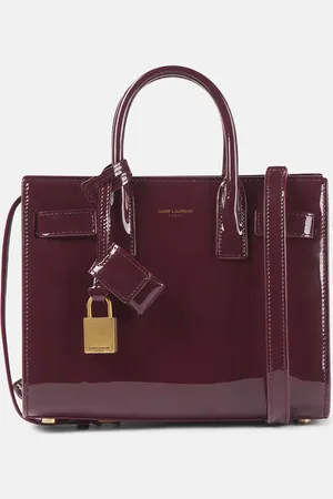 Saint Laurent Tote Sac De Jour Nano aus Lackleder