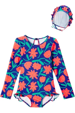 Jelly Mallow Set aus Badeanzug und Mütze