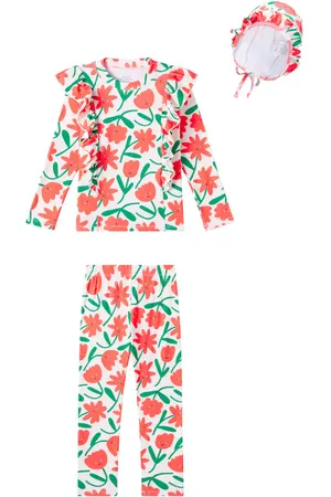 Jelly Mallow Set aus Rashguard, Hose und Hut