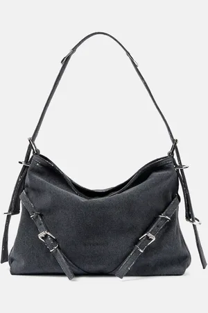 Givenchy Schultertasche Voyou Medium aus Denim