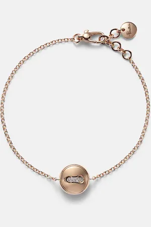 Pomellato Armband Pom Pom Dot aus 18kt Rosé mit Diamanten und Türkis