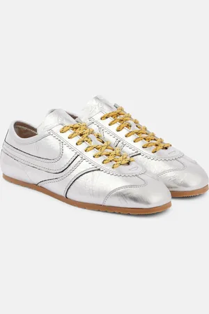 DRIES VAN NOTEN Sneakers aus Metallic-Leder