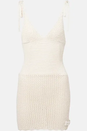 The Attico Minikleid aus Baumwoll-Strick