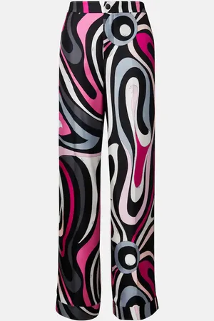 Puccini Hose Marmo aus Seiden-Twill
