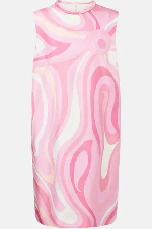 Puccini Minikleid Marmo aus Seide