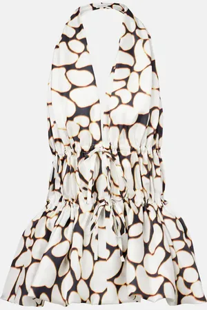 DRIES VAN NOTEN Bedrucktes Top aus Seiden-Twill