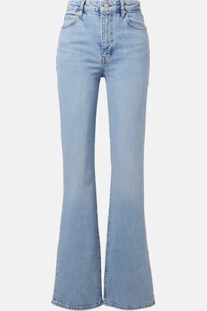 Frame High-Rise Bootcut Jeans Arrow