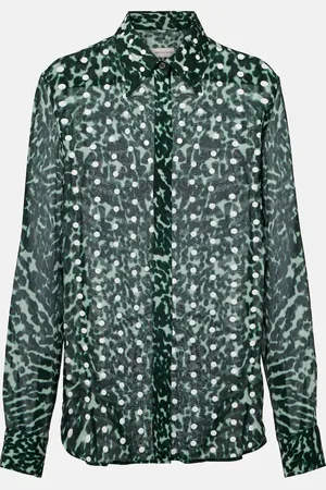 DRIES VAN NOTEN Hemd Chowy mit Zebra-Print