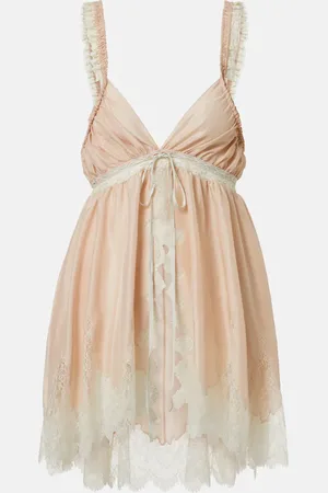 Chloé Chloé Top aus Seide mit Spitze