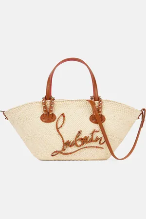 Christian Louboutin Tote Cabata Mini aus Raffiabast