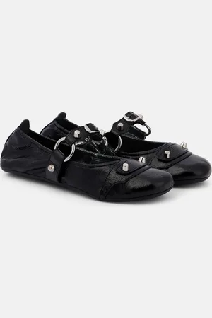 Balenciaga Mary-Jane-Ballerinas Le City aus Leder