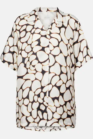 DRIES VAN NOTEN Bedrucktes Hemd aus Seide